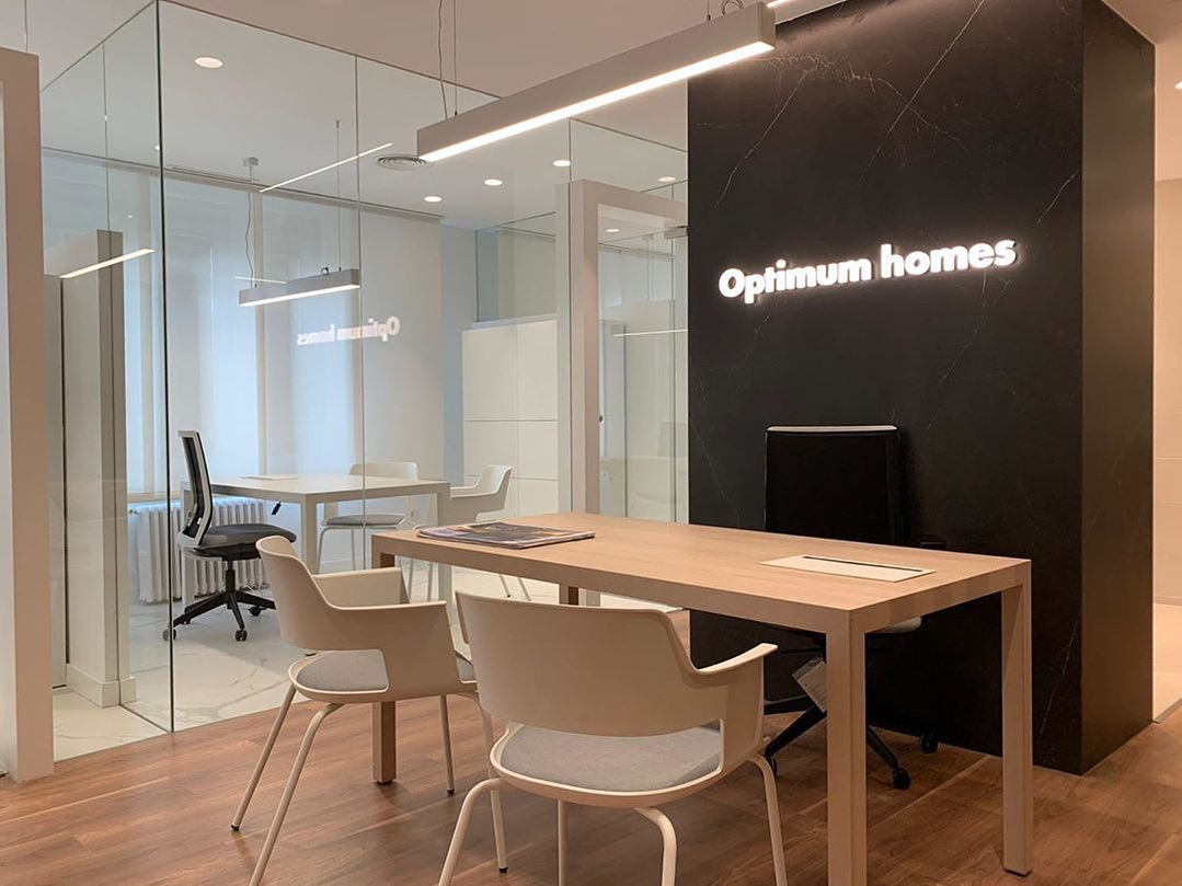 Boutique creative agency designs a new visual identity for Optimum homes brand