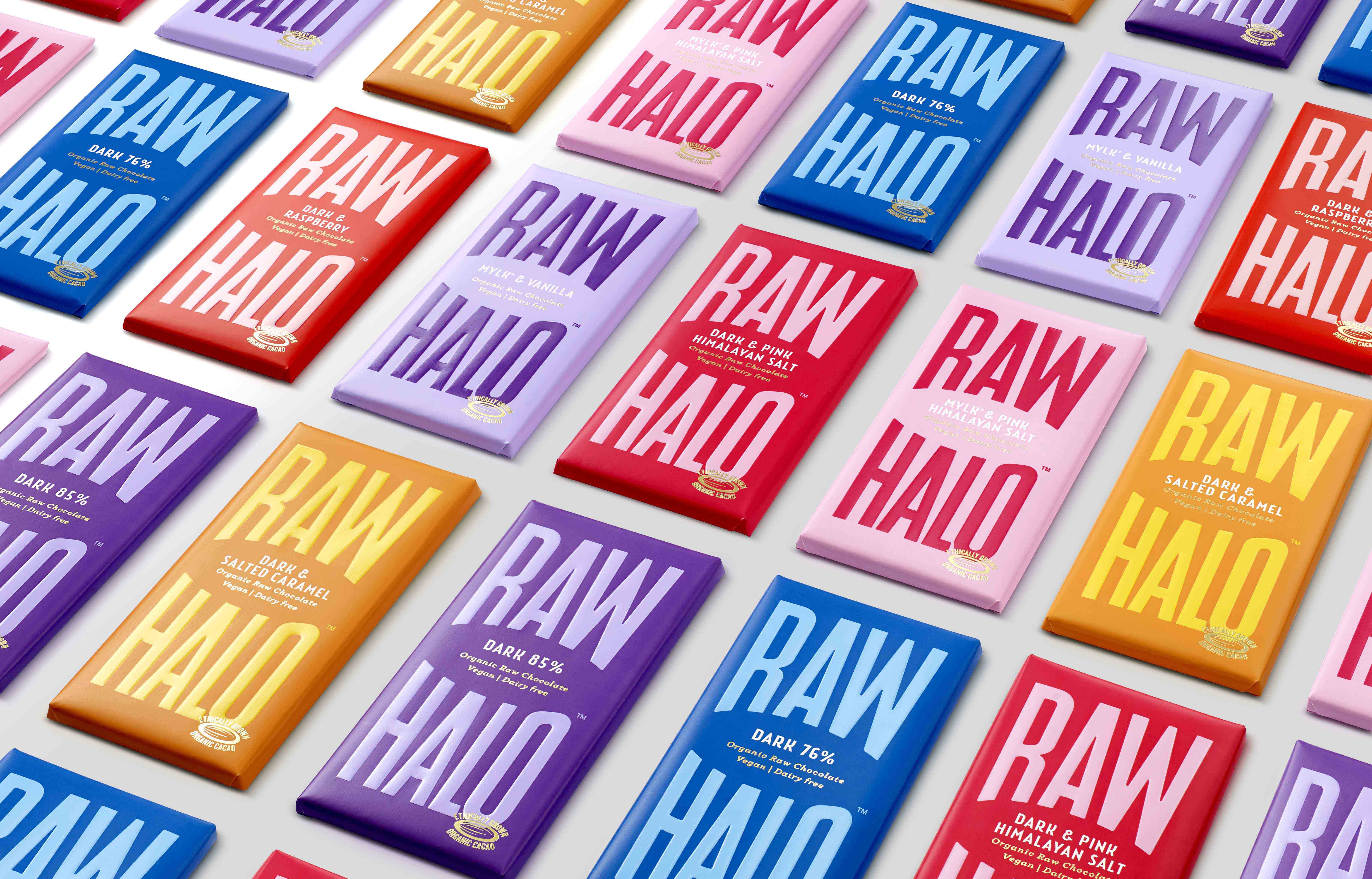 B&B Studio Designs New Brand Identity for Raw Halo The Sustainable Feel Good Chocolate