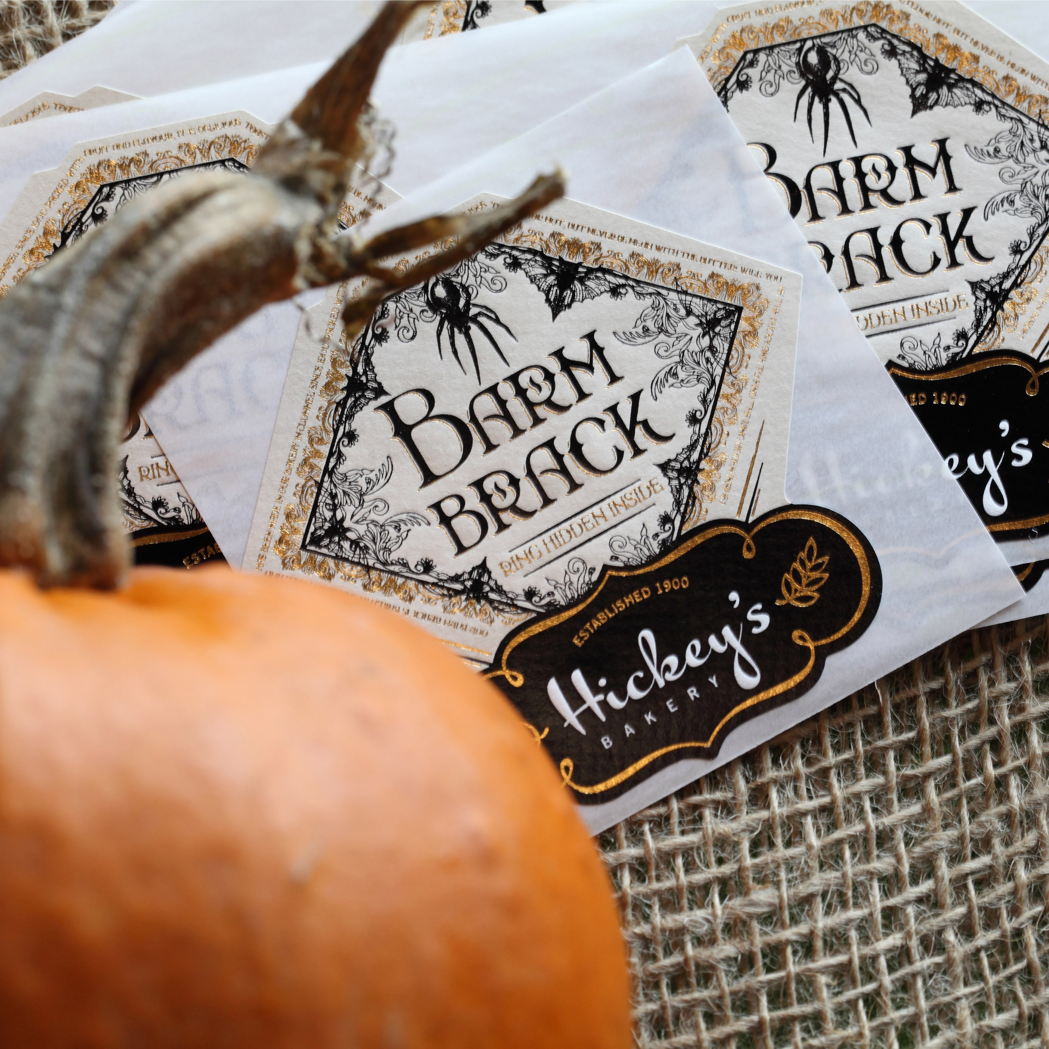 Irish Graphic Design Agency Designed Hickey’s Barm Brack Halloween Packaging