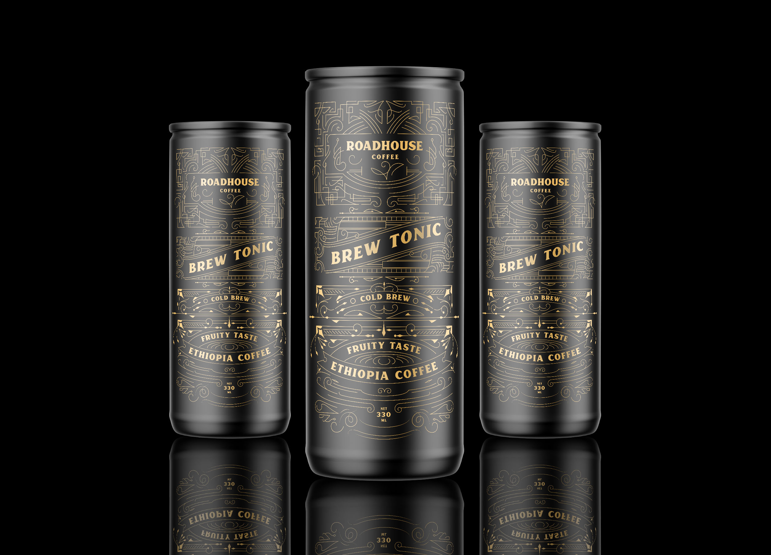 Widarto Impact Creating Can Bottle Design for Roadhouse Cold Brew Variants