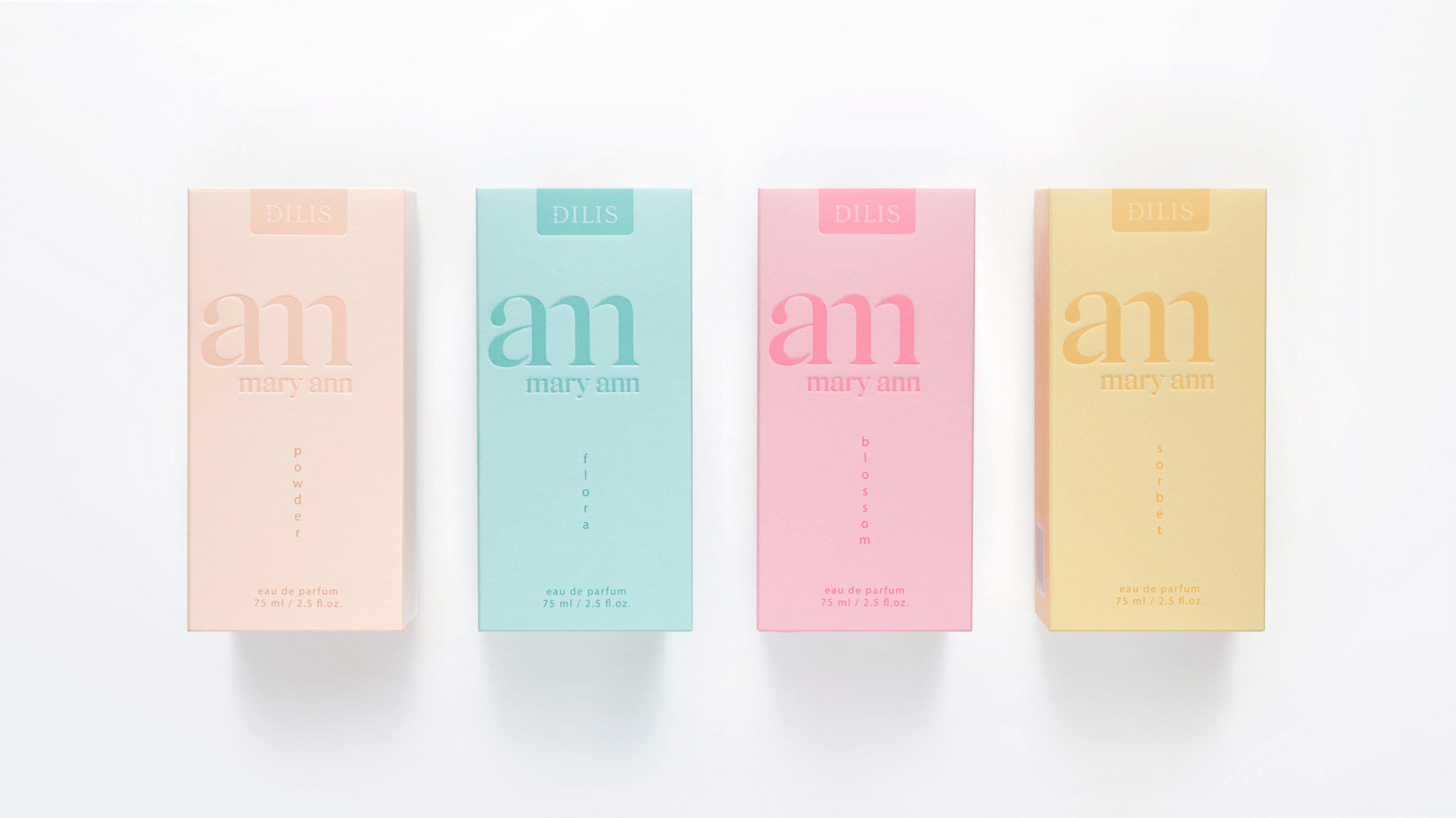 Design for the New Mary Ann Perfume Brand for Dilis