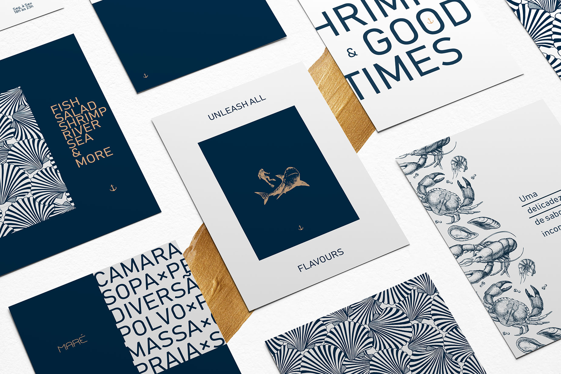 Brazilian Studio Creates Brand Identity for Seafood Restaurant