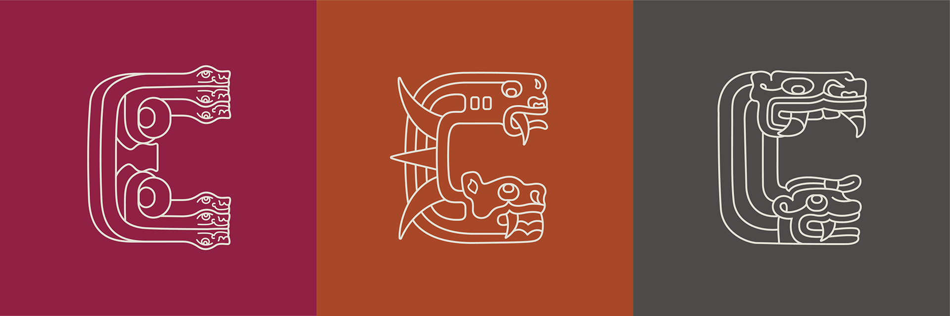 Visual identity for Chavin, ancient Peruvian Culture