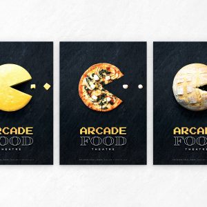 Arcade Food Theatre | Poster Design by Ben Chamberlain, Norwich University of the Arts