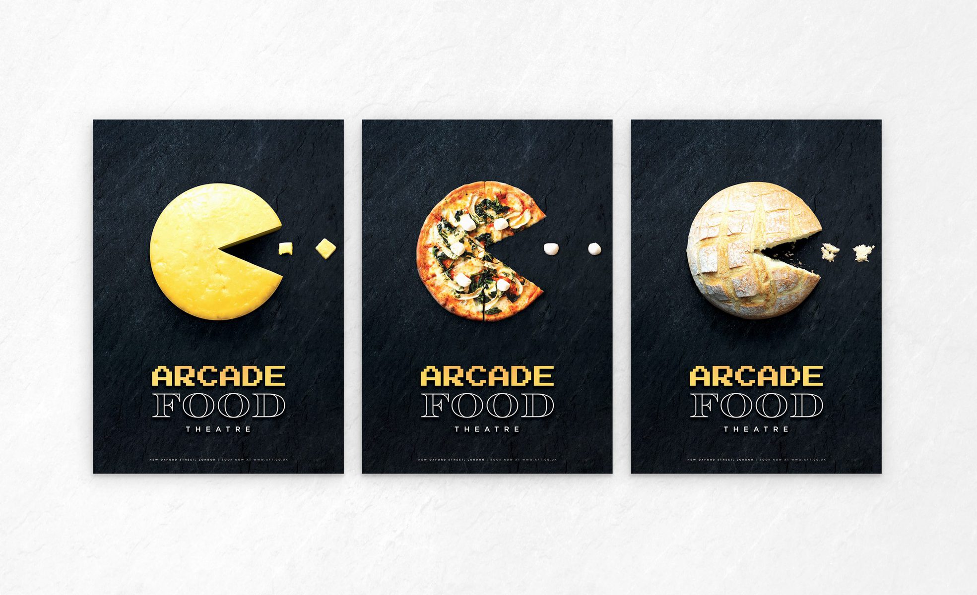 Arcade Food Theatre | Poster Design by Ben Chamberlain, Norwich University of the Arts
