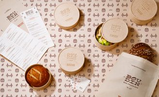 Boudin SF—Plastic Free Food Packaging by Yi Mao, ArtCenter College of Design