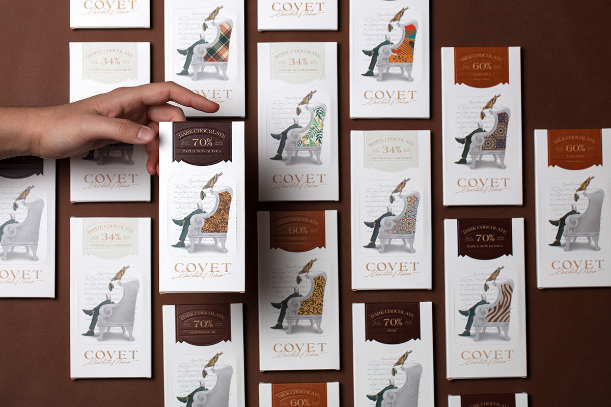 Covet Chocolate Wrapped With Care and Artistry