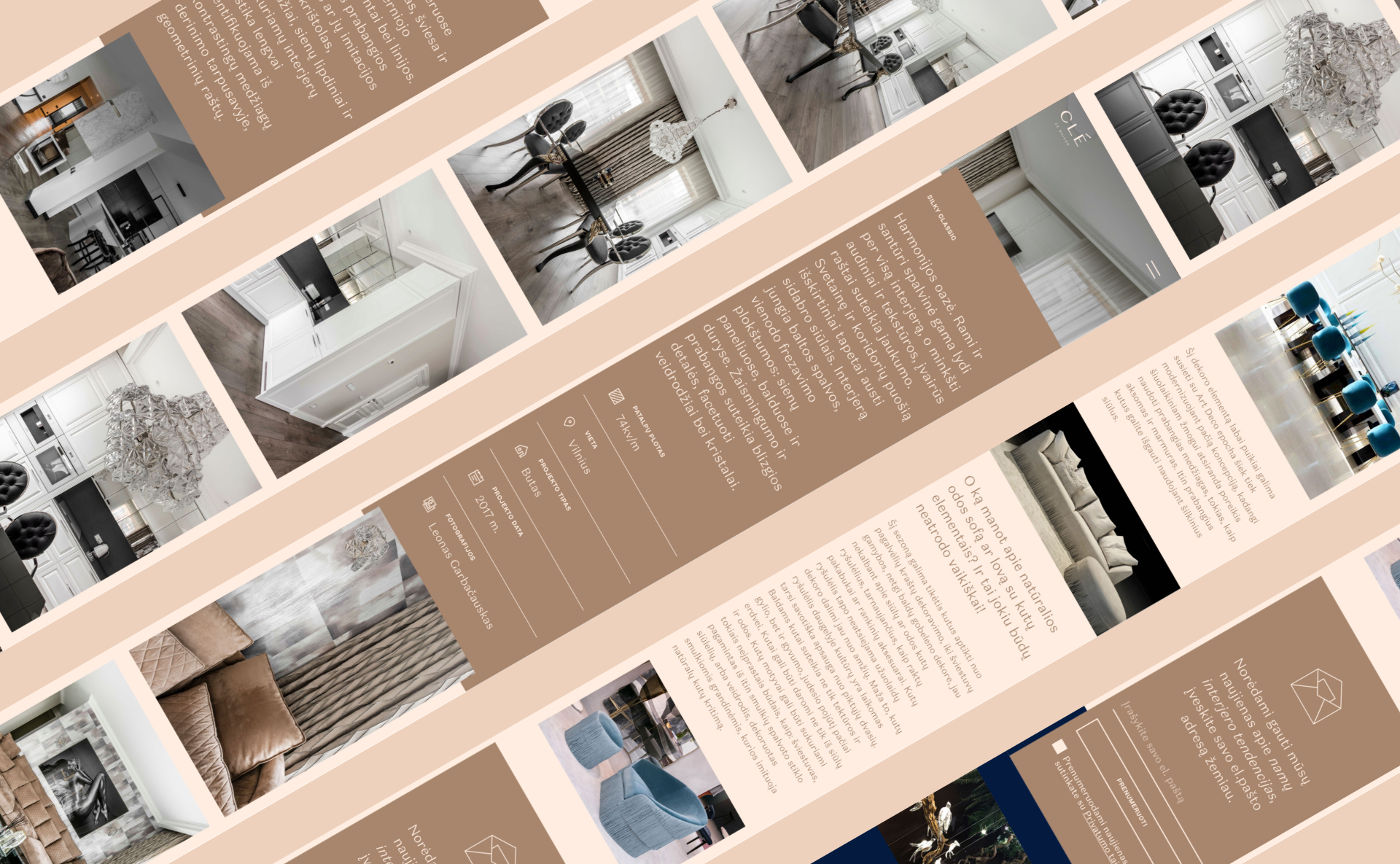 Cle De Maison Luxurious Interior Design Studio Branding