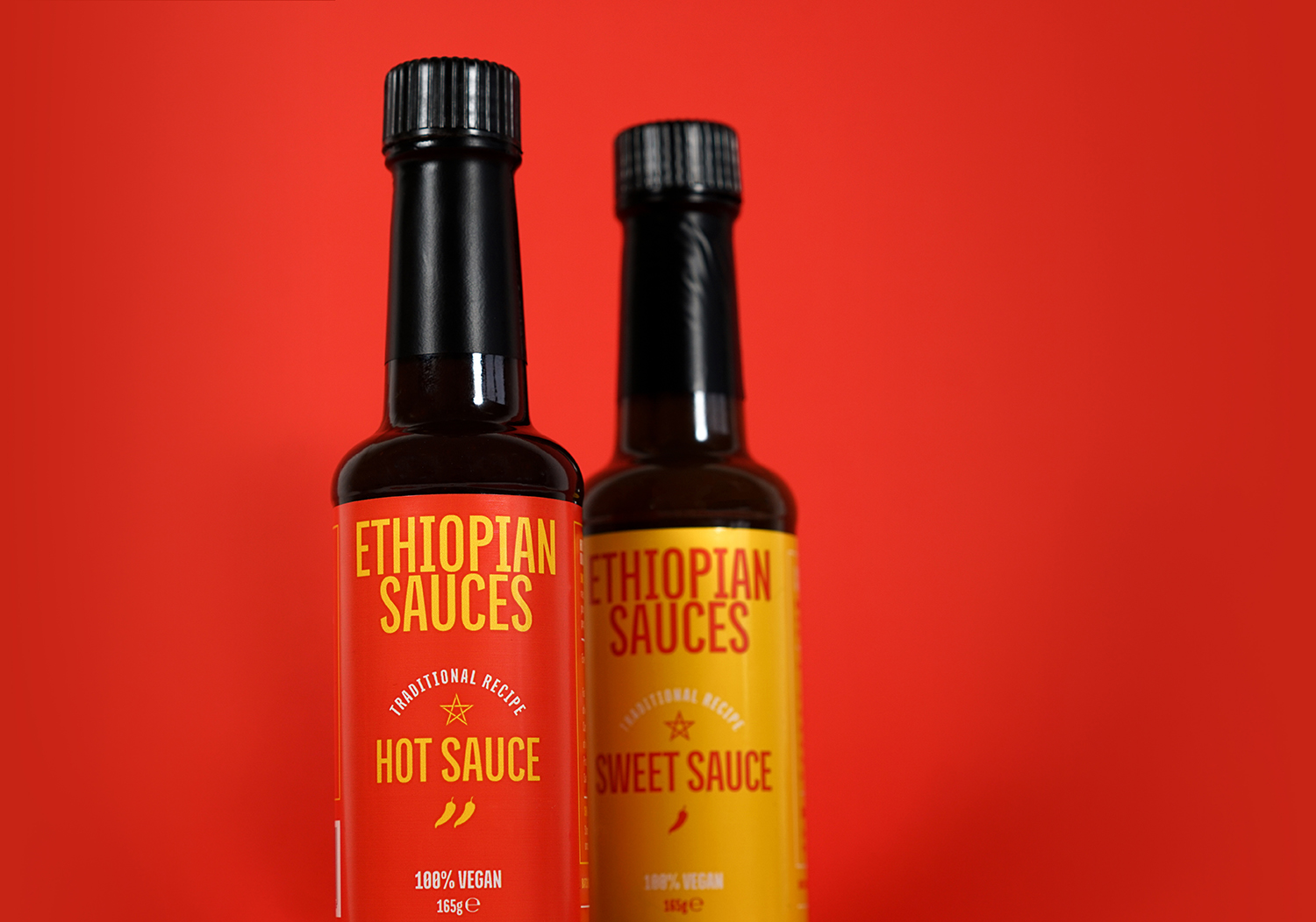 Hot brand identity for saucy startup