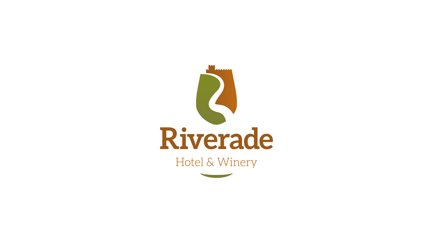 Riverade Hotel and Winery Branding