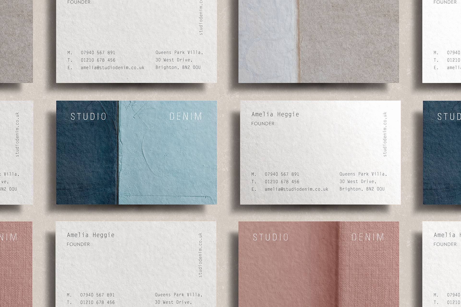 Brand Identity for Interior Design Studio ‘Studio Denim’