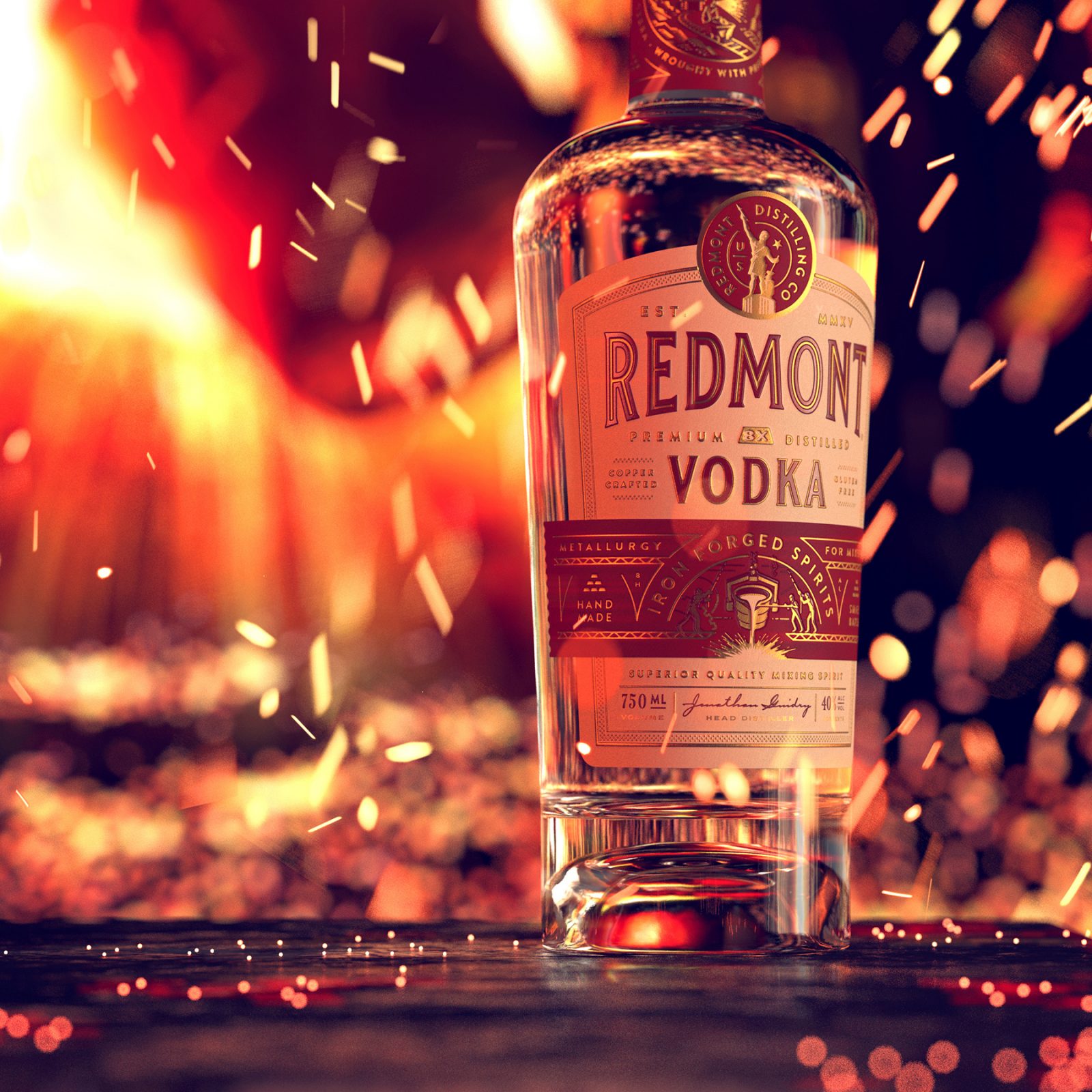 TILT Creates New Branding and Packaging for Redmont Distilling Co