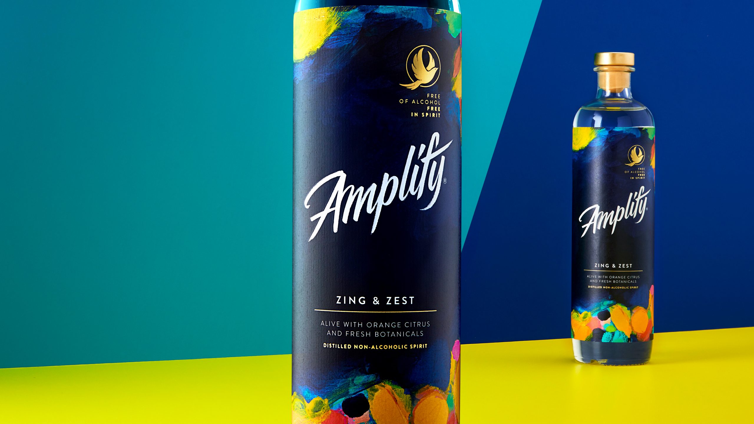 News: Elmwood Leeds Creates Amplify, a Bold, Playful New Zero-Alcohol Drinks Brand That is “Free of Alcohol, Free in Spirit.