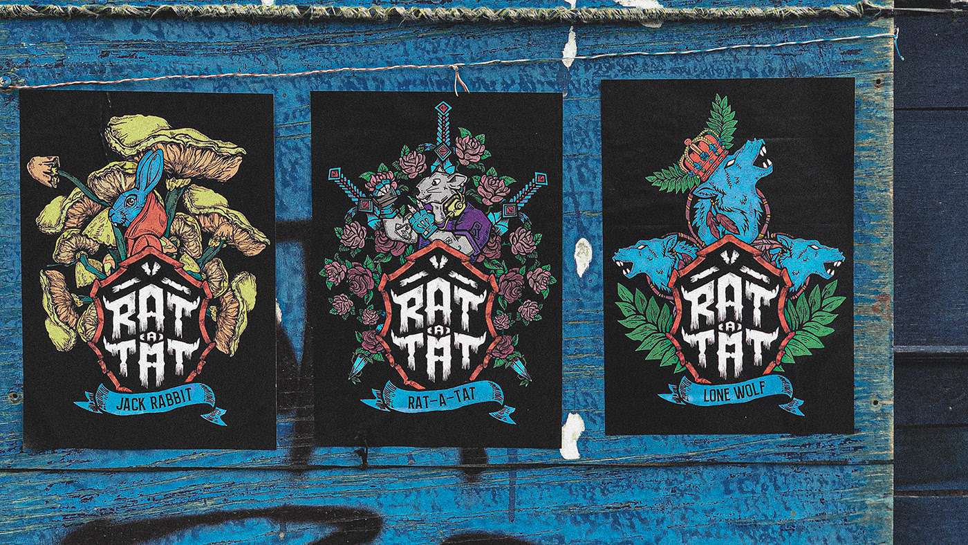 Digital Factory Creates New Tattoo Salon Branding  “Rat-A-Tat”