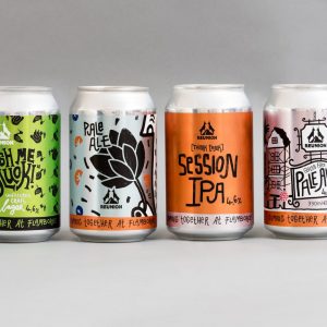 In-Store Exclusive Reunion Ales x Flamboree! Collaboration Cans by SAINT Design