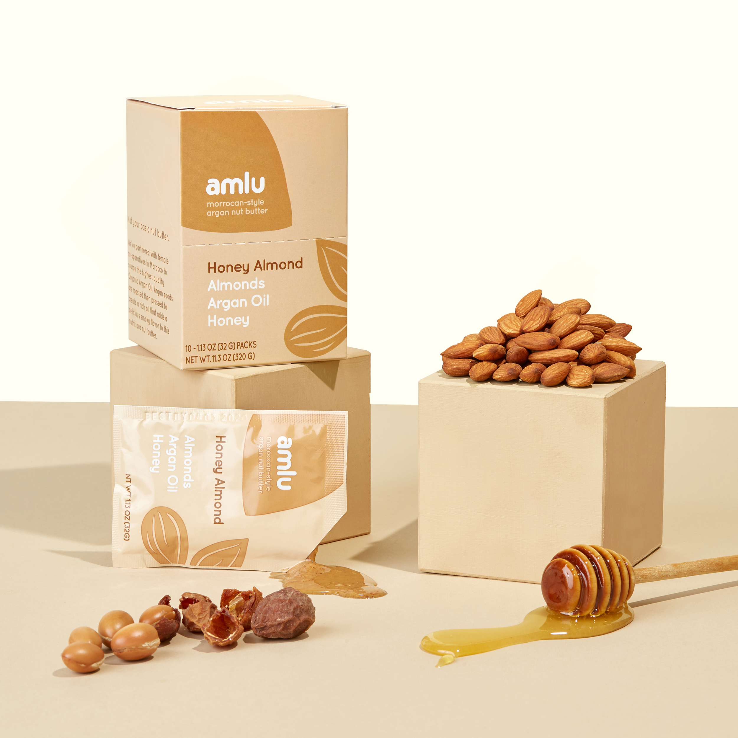 Amlu Argan Nut Butter Packaging Design