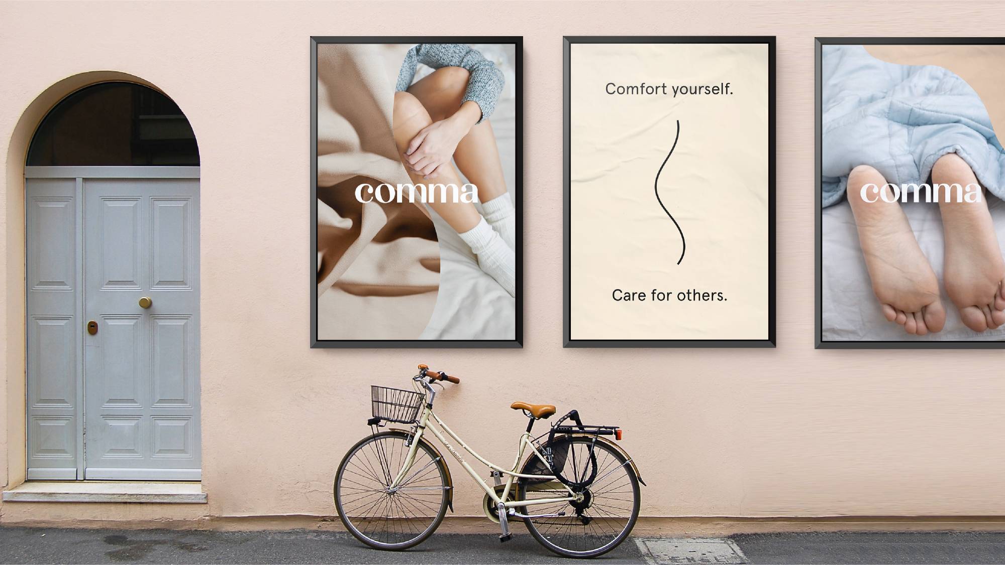 Elmwood New York Crafts Brand Identity for Bedding Start-Up Comma Home