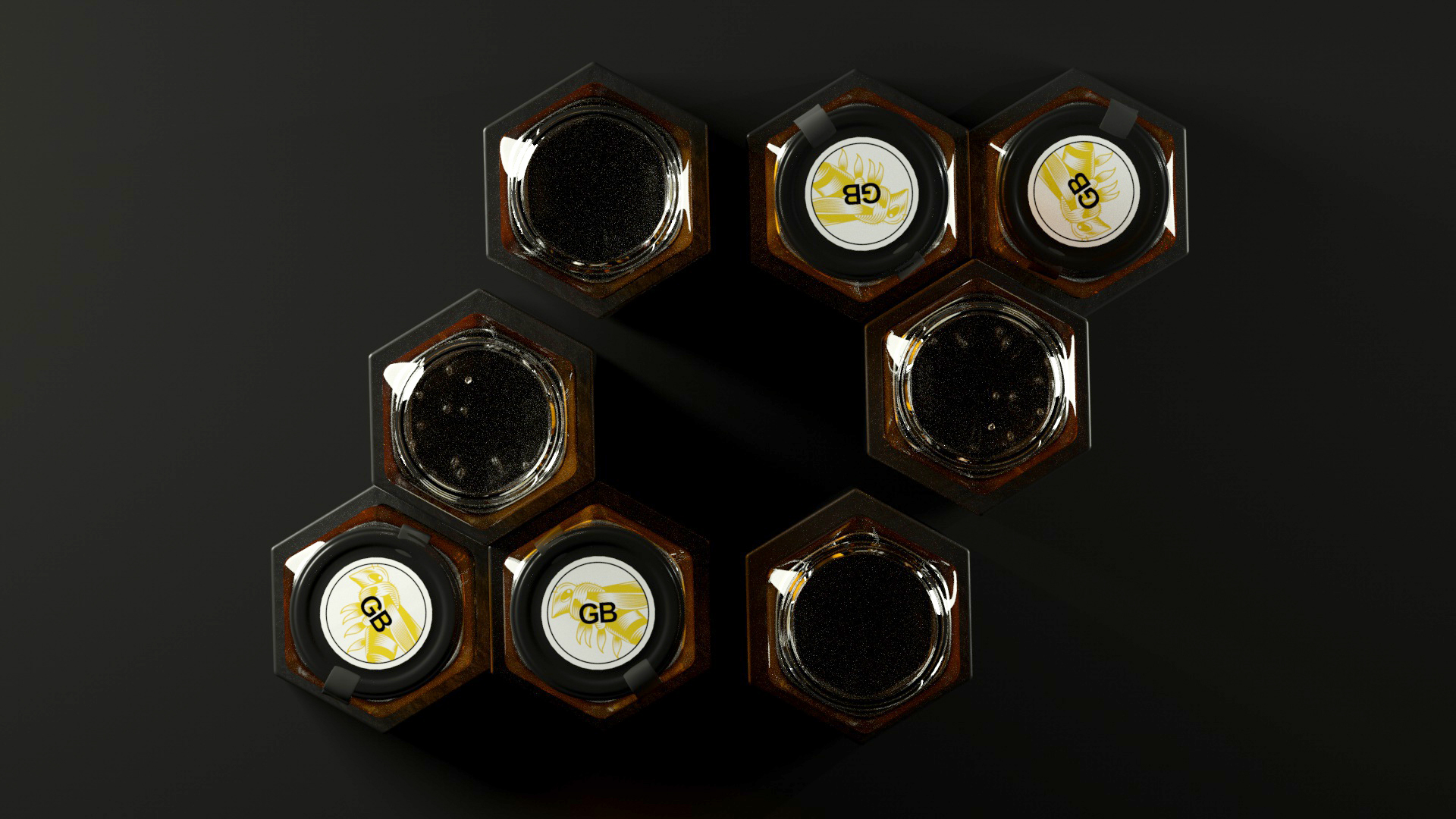 Packaging Design for Grand Bee Artisanal Honey for Export