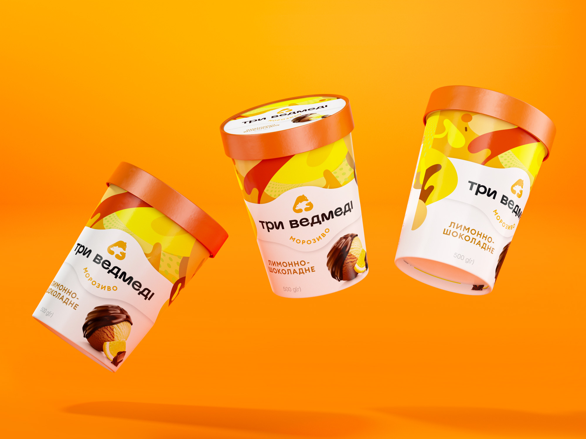 Three Bears Ice Cream Redesign of Packaging by Reynolds and Reyner