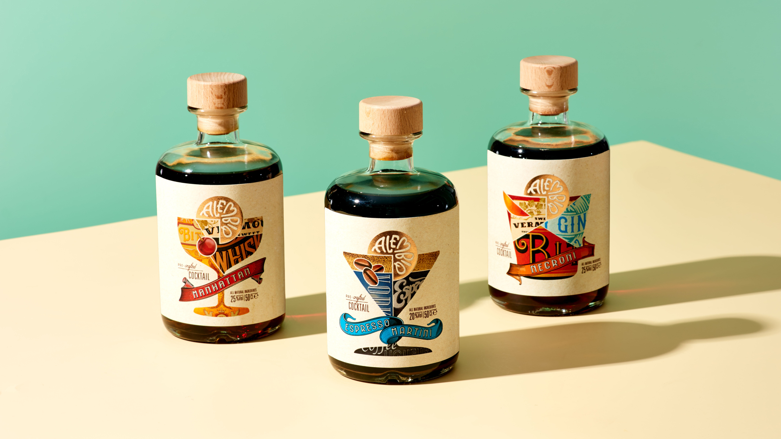 New Packaging Design for Pre-Mixed Cocktail by Positivity Branding