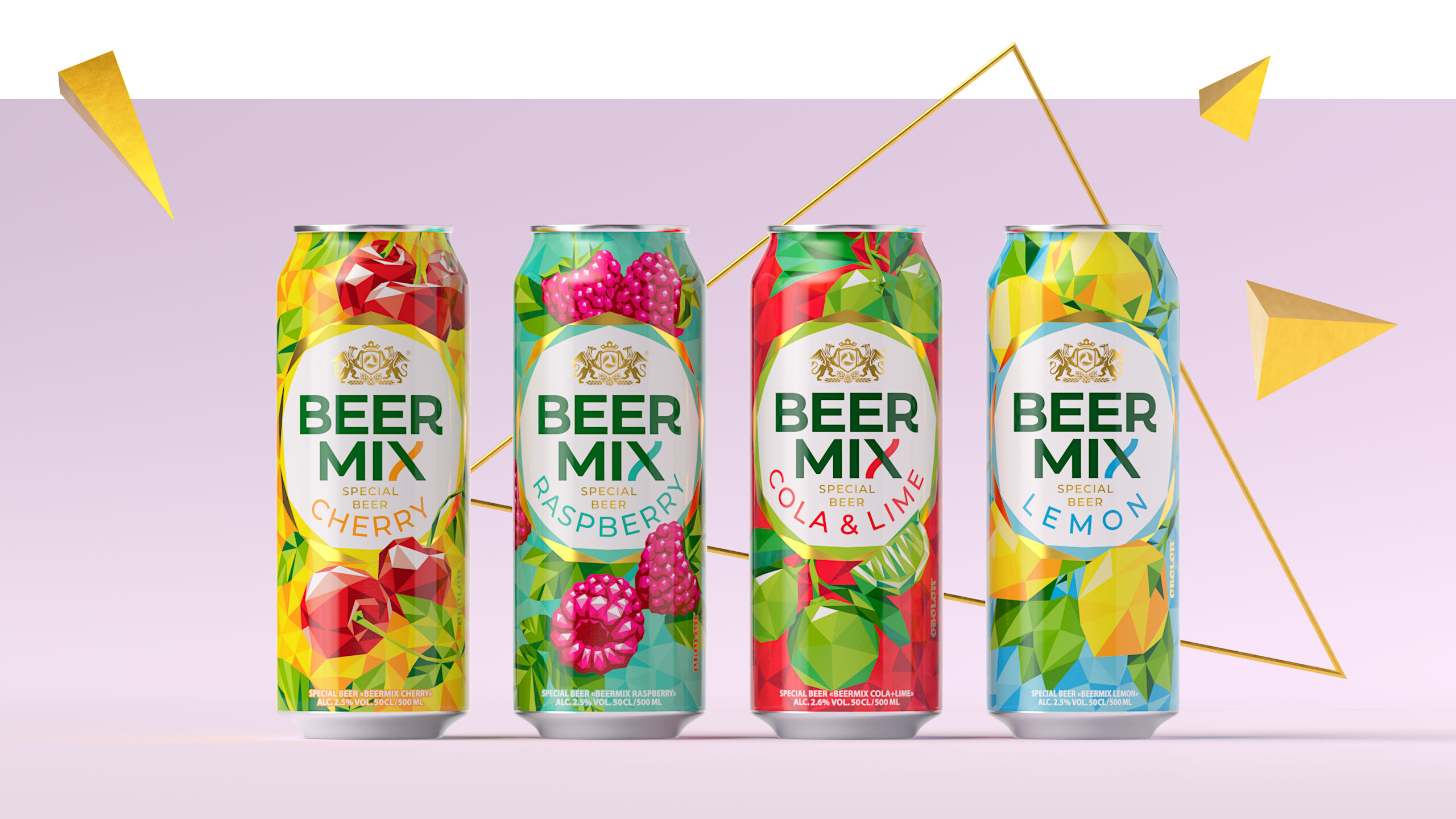 Dozen Agency Relaunch of Brand and Packaging for the Obolon’s Beermix Brand