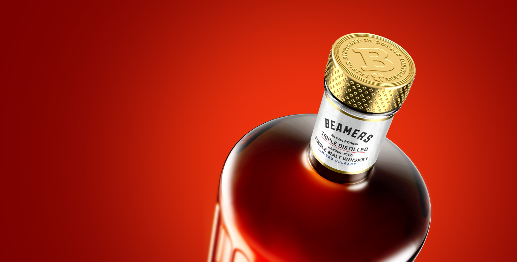 Firstbase Media Gives you a Stunner for your Bar – Beamers Irish Whisky