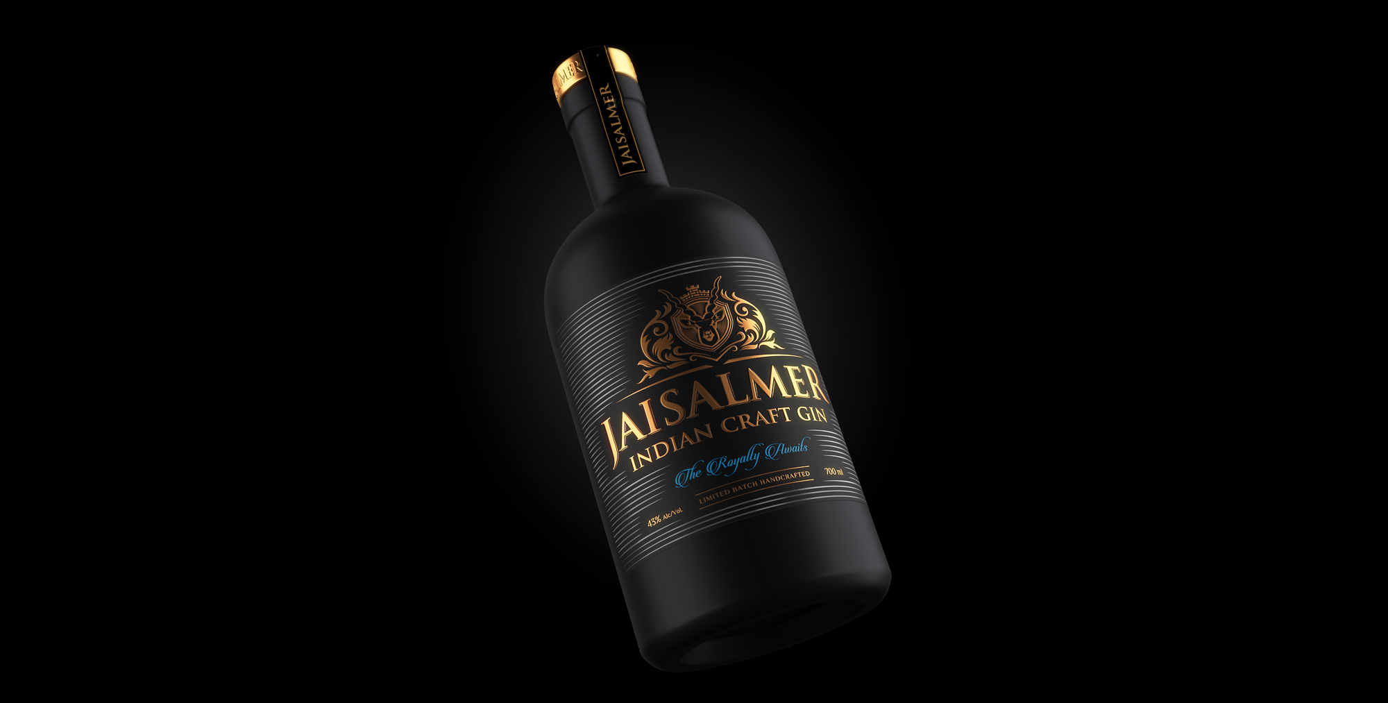 Jaisalmer Craft Gin Designed by Firstbase - World Brand Design Society