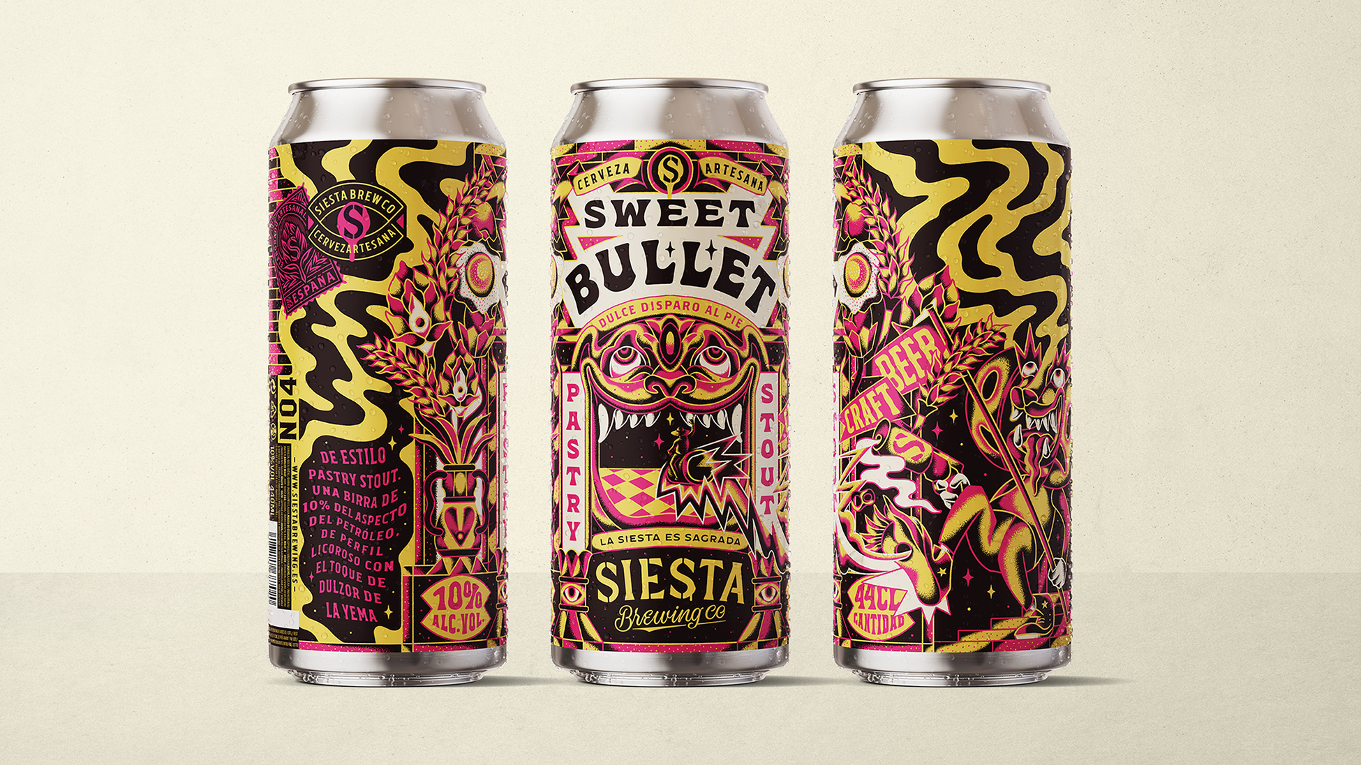 Sweet Bullet for Siesta Brewing Co by Luis Utrillas