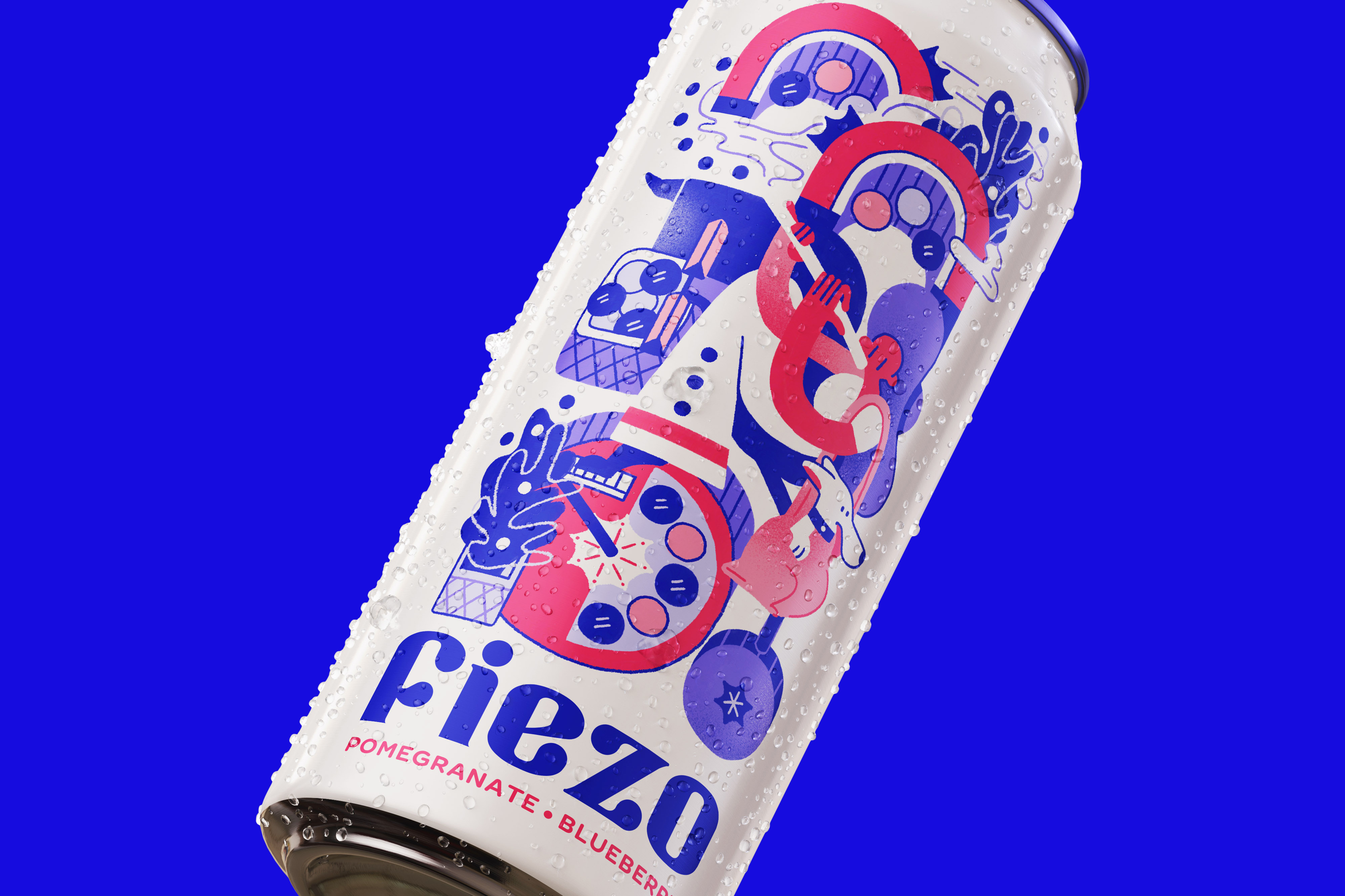 A Harmonious Blend of Taste: Packaging For Fiezo Sparkling Water
