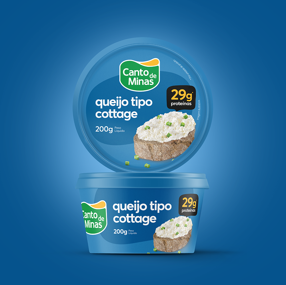 vbiasi design Creates a New Look to a Cottage Cheese for Dairy Milk Producer in Brazil