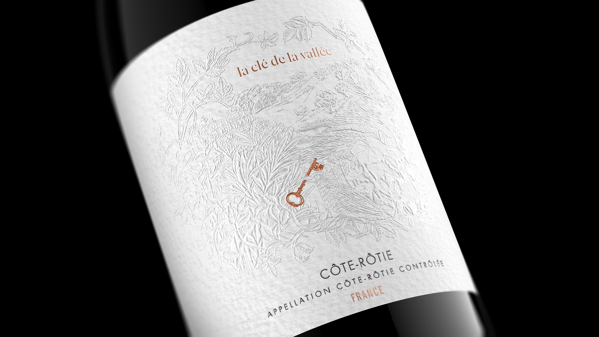 A Sophisticated Côte-Rôtie AOC Label Design by Miguel de Almeida
