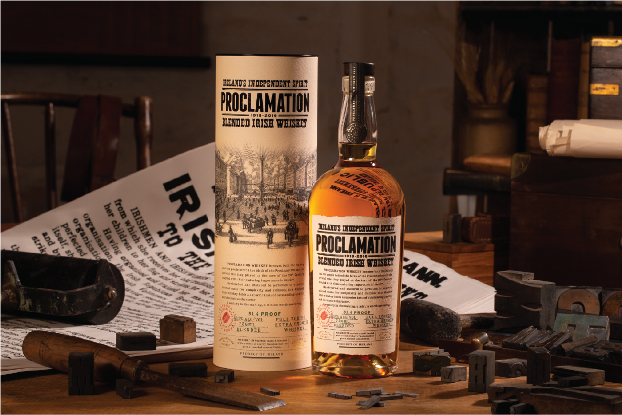 Bacbar Studios New Branding Project for Proclamation Irish Whiskey