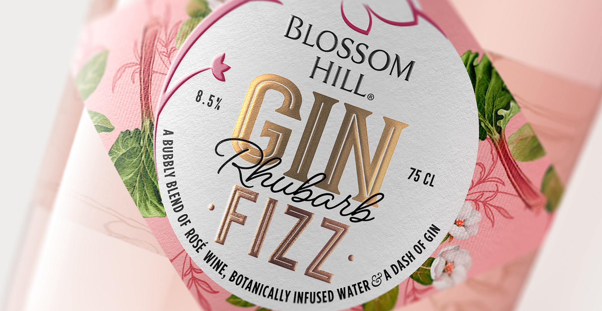 Blossom Hill Gin Fizz Design Created by Design Happy