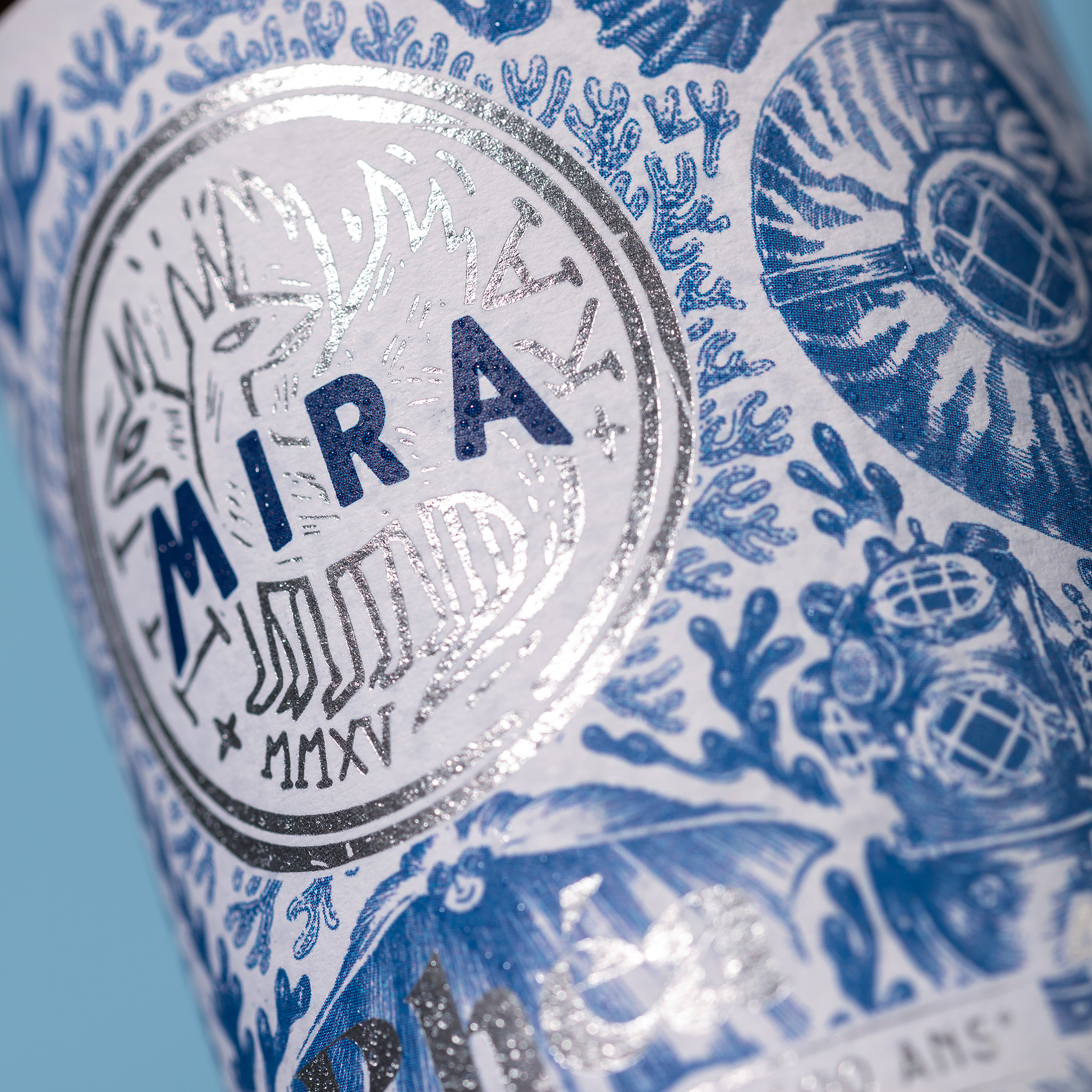 Studio OUAM Create New Label Design for a Beer Dedicated to Sea Food from Mira Brewery