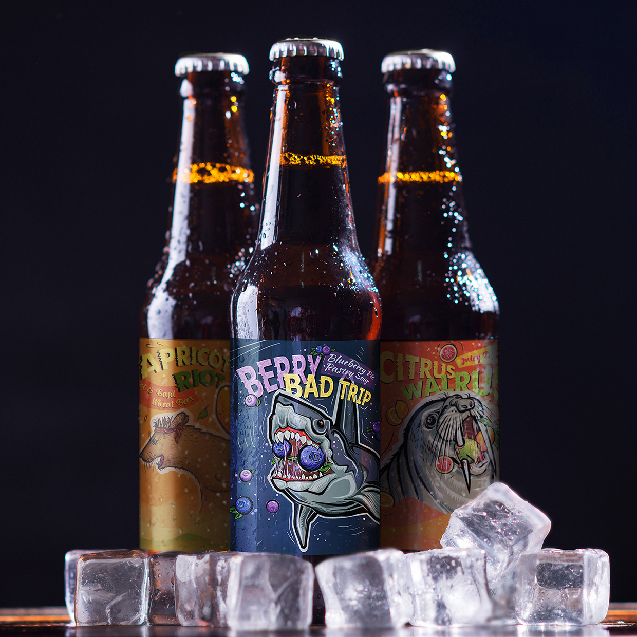 Stonefish Agency Design Berry Bad Trip for Ice Breaker Brewing