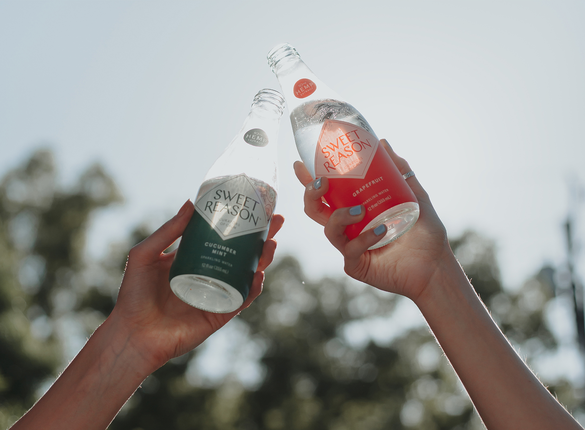 Sweet Reason CBD-Infused Sparkling Water Packaging Refresh Designed by Conflict