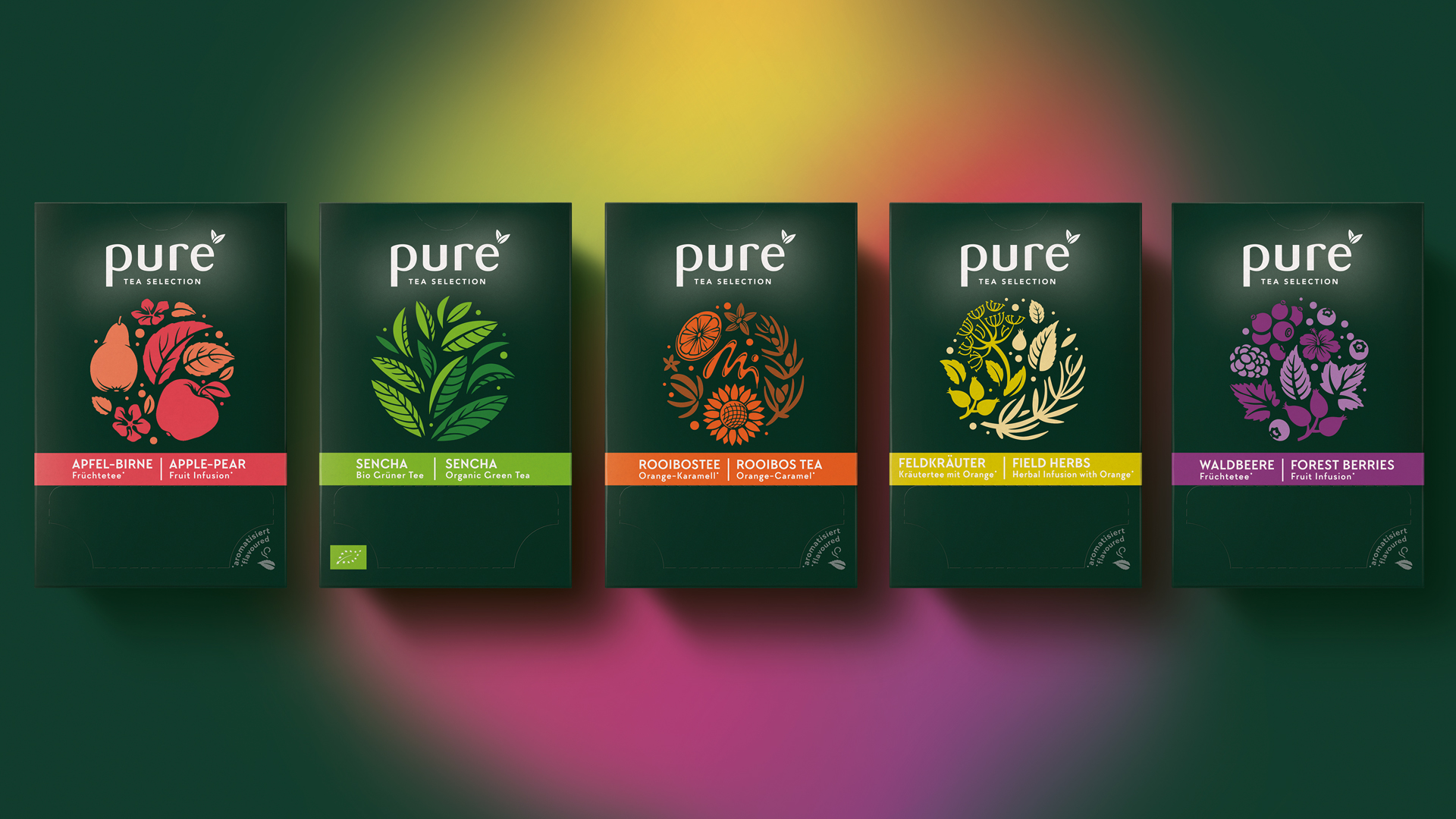 Hajok Design Craft Brand Story and Packaging Design for Pure Tea Selection