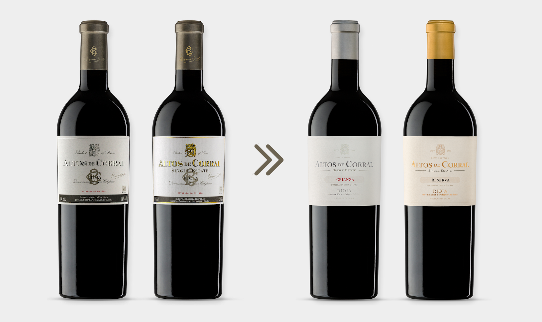 Altos de Corral Wine Packaging Labels Designed by TSMGO