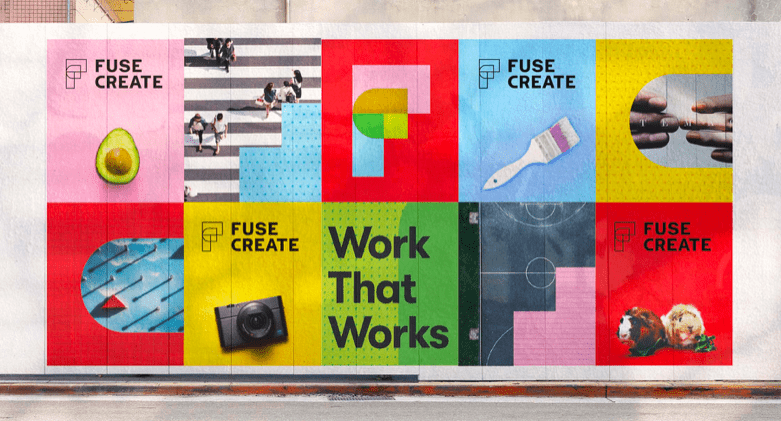 Jacknife Design a Colourful Modular Branding System for FUSE Create