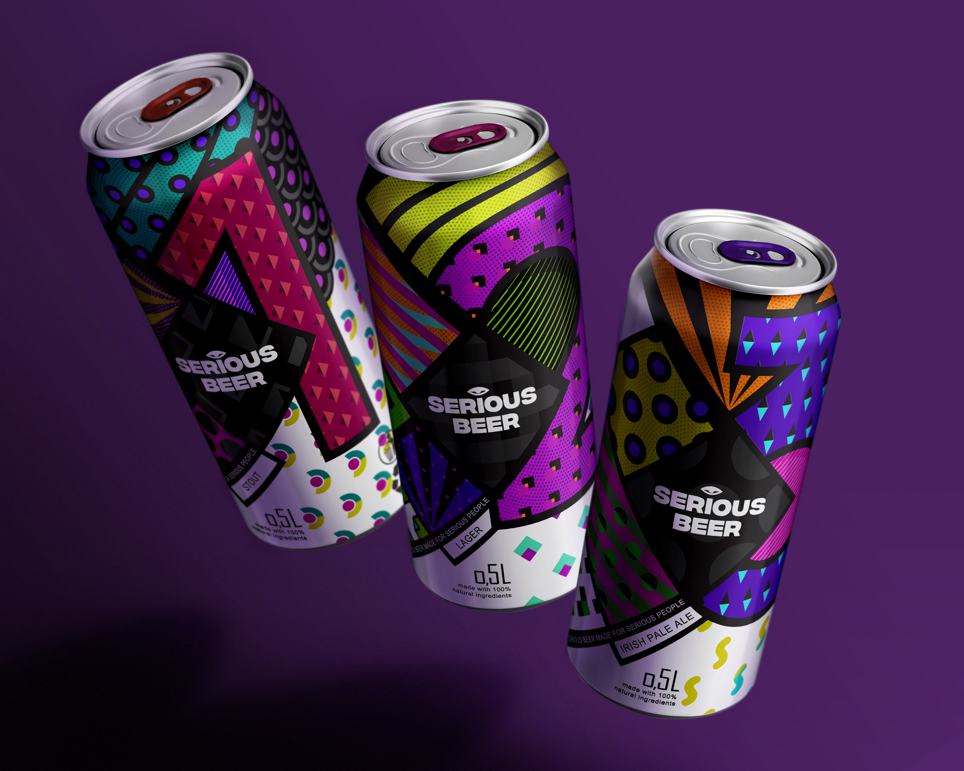 Serious Beer Made for Serious People Concept Designed by Vlad Sidorak