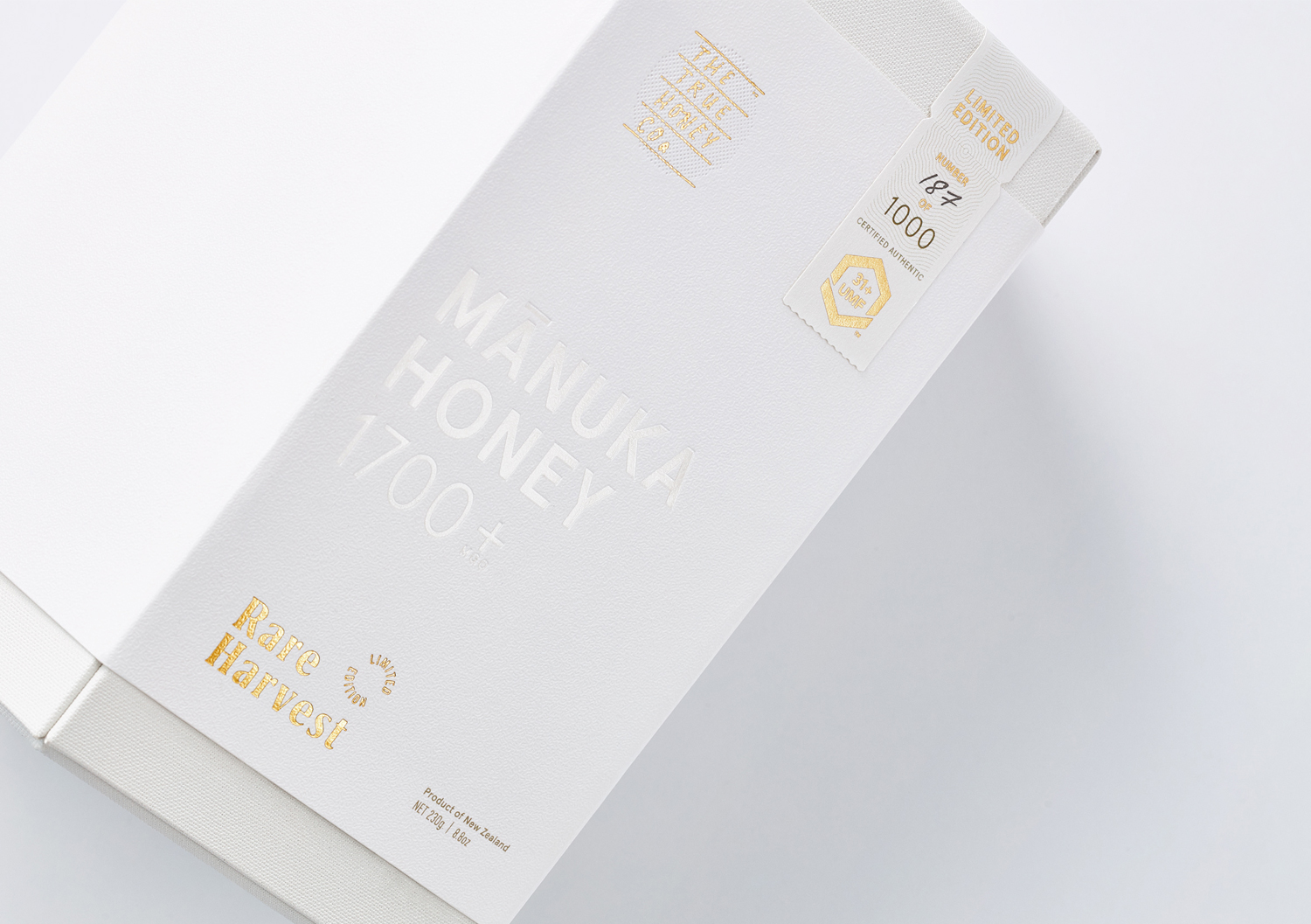 The True Honey Co. Rare Harvest Brand and Packaging Designed by Marx Design