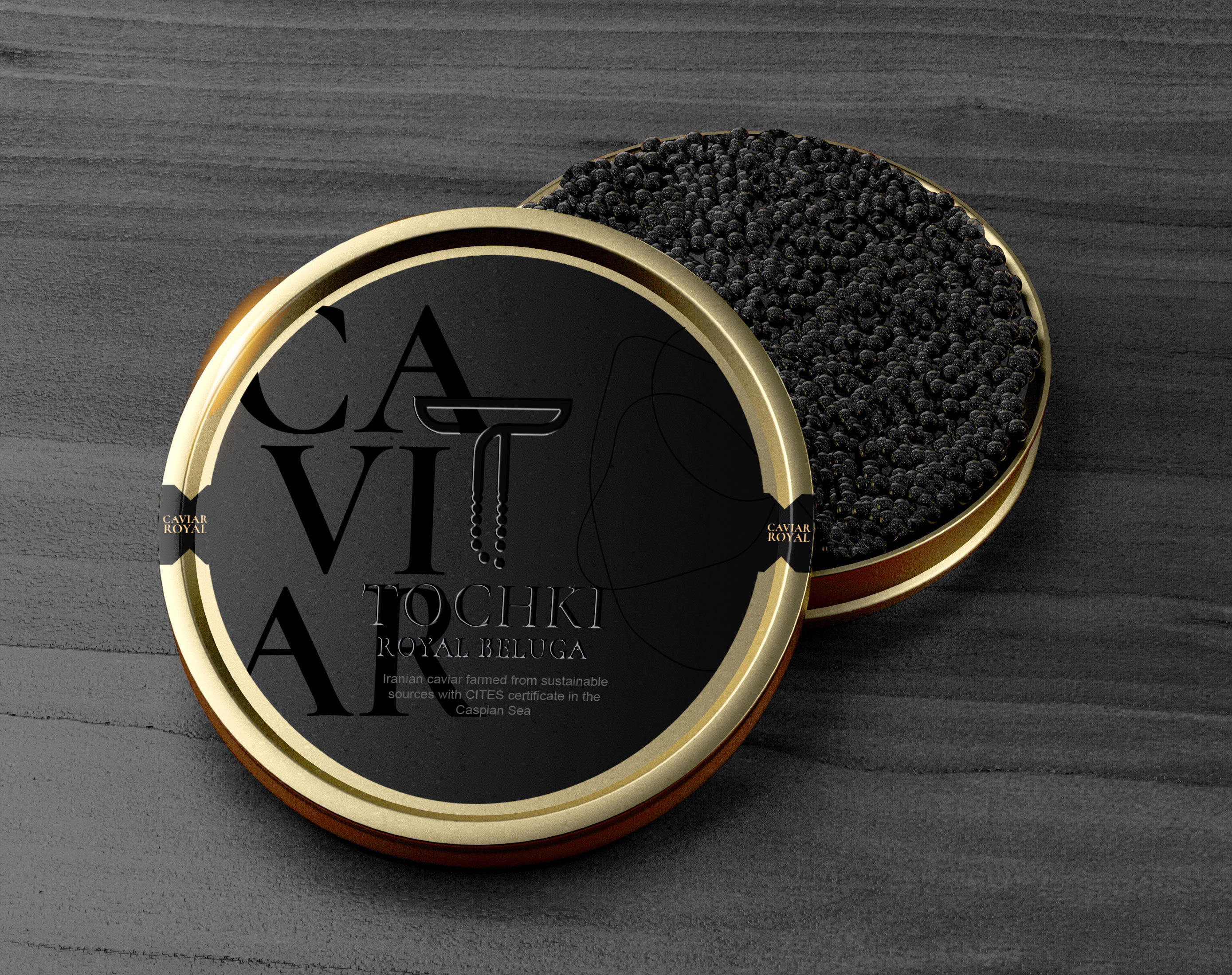 Taha Fakouri Creates New Caviar Label Design – Tochki