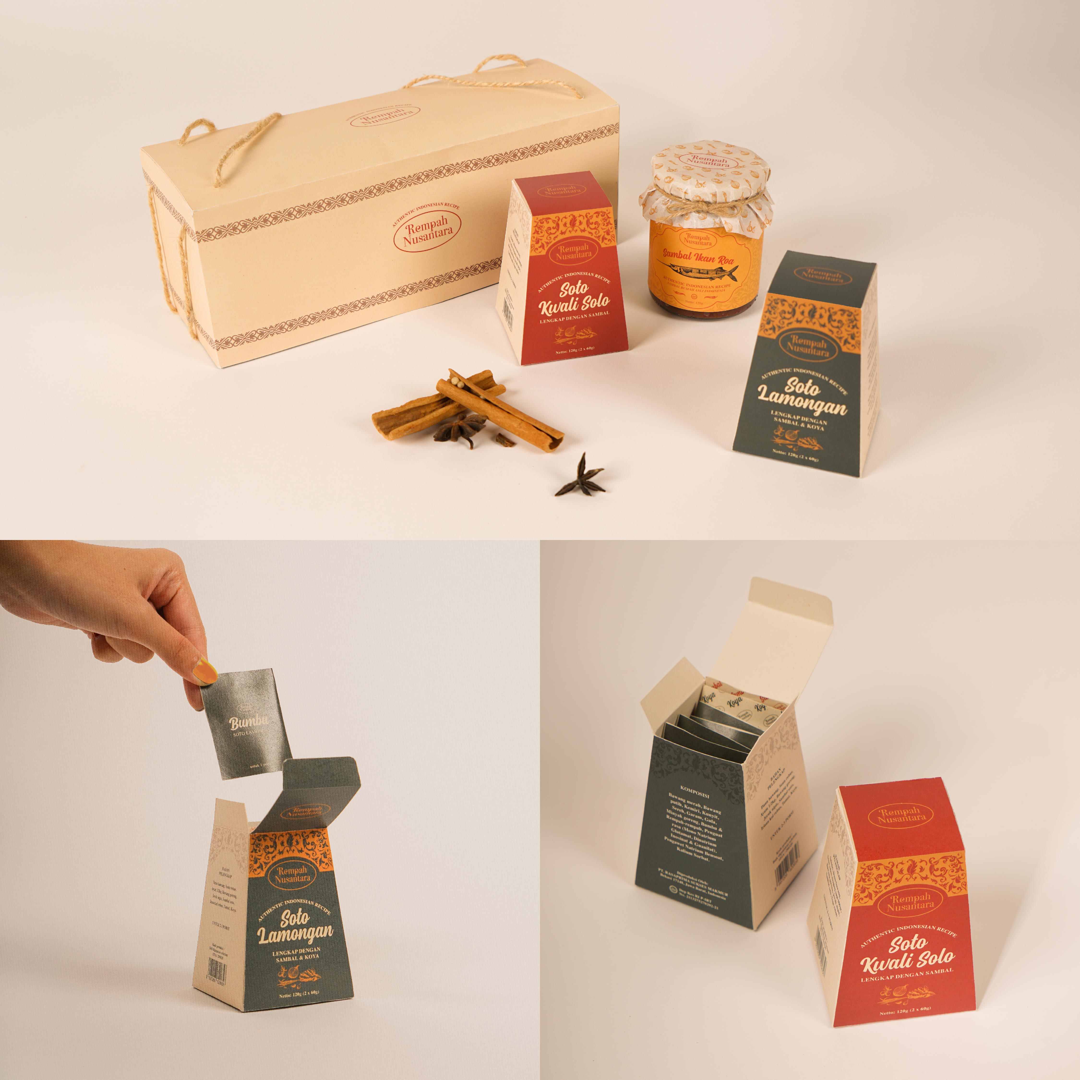 Vianka Wu Creates Packaging Design for Rempah Nusantara Indonesian Cooking Ready-To-Eat Spices