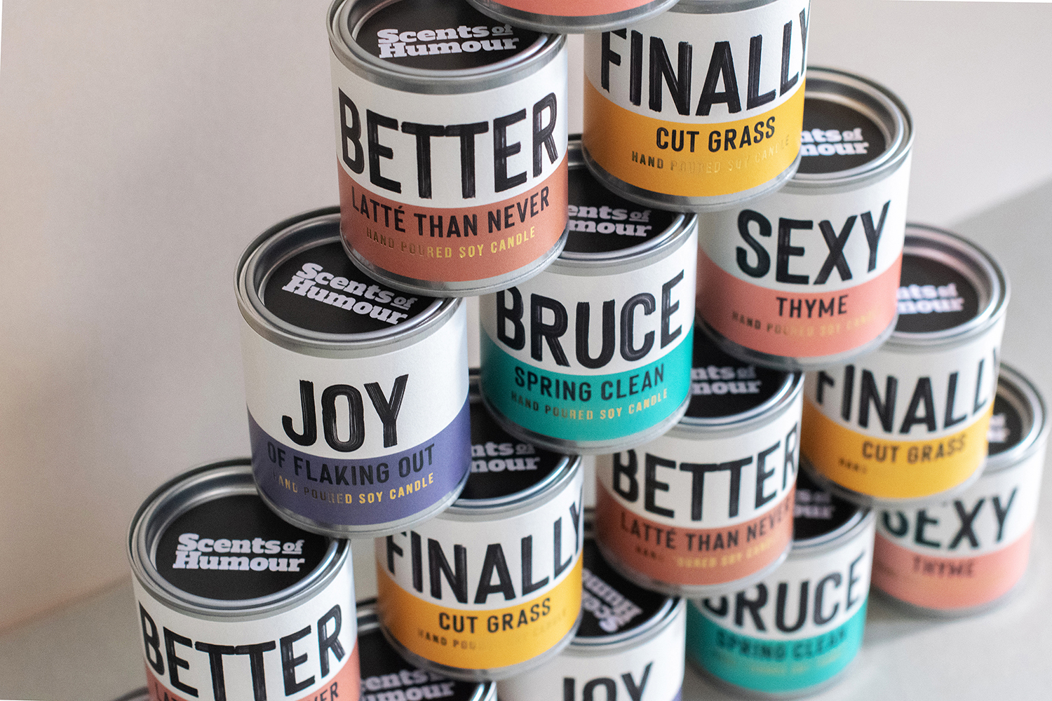 Scents of Humour Launches Playful Candle and Create Brand and Packaging Design In-House