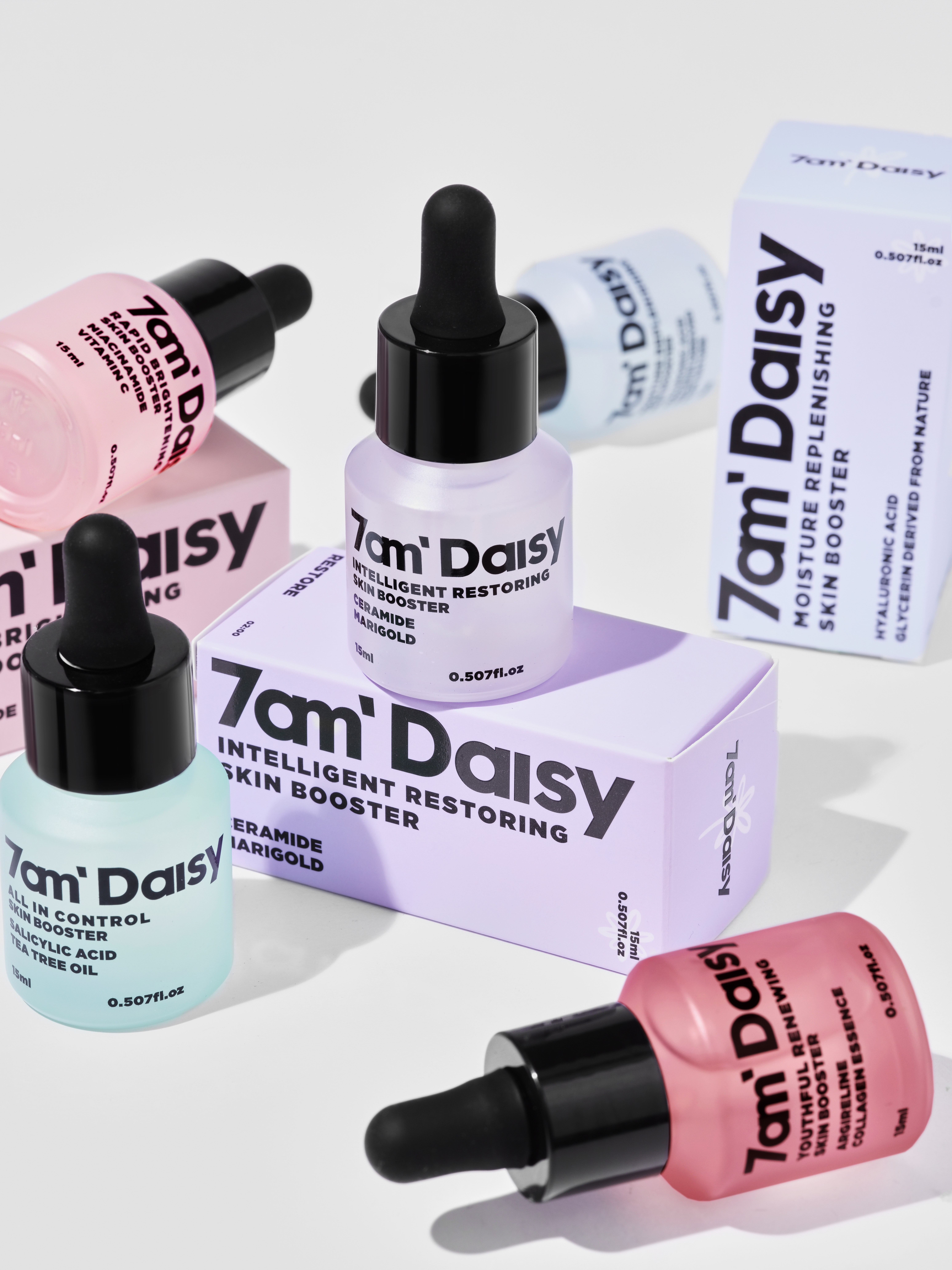 7am Daisy Product Brand and Packaging Design Design by Blanko Design Studio