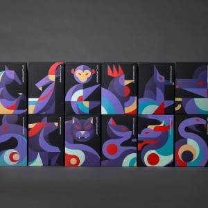 12 Spirits of Darkness Art Toys and T-shirt Packaging Design Creative by InSpace Creative