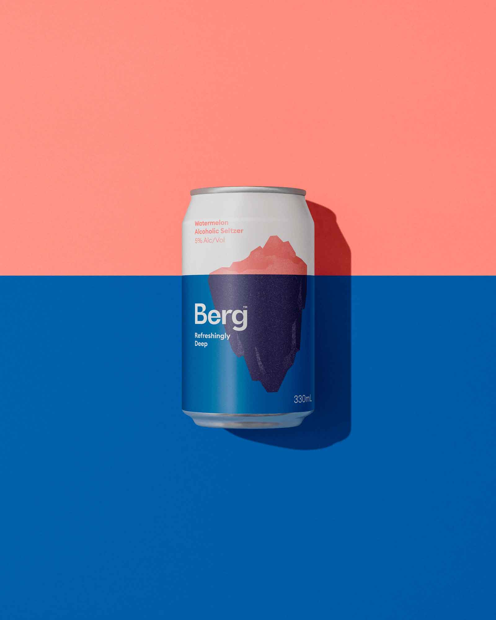 Refreshingly Deep Brand and Packaging Design for Berg Alcoholic Seltzer by Marx Design