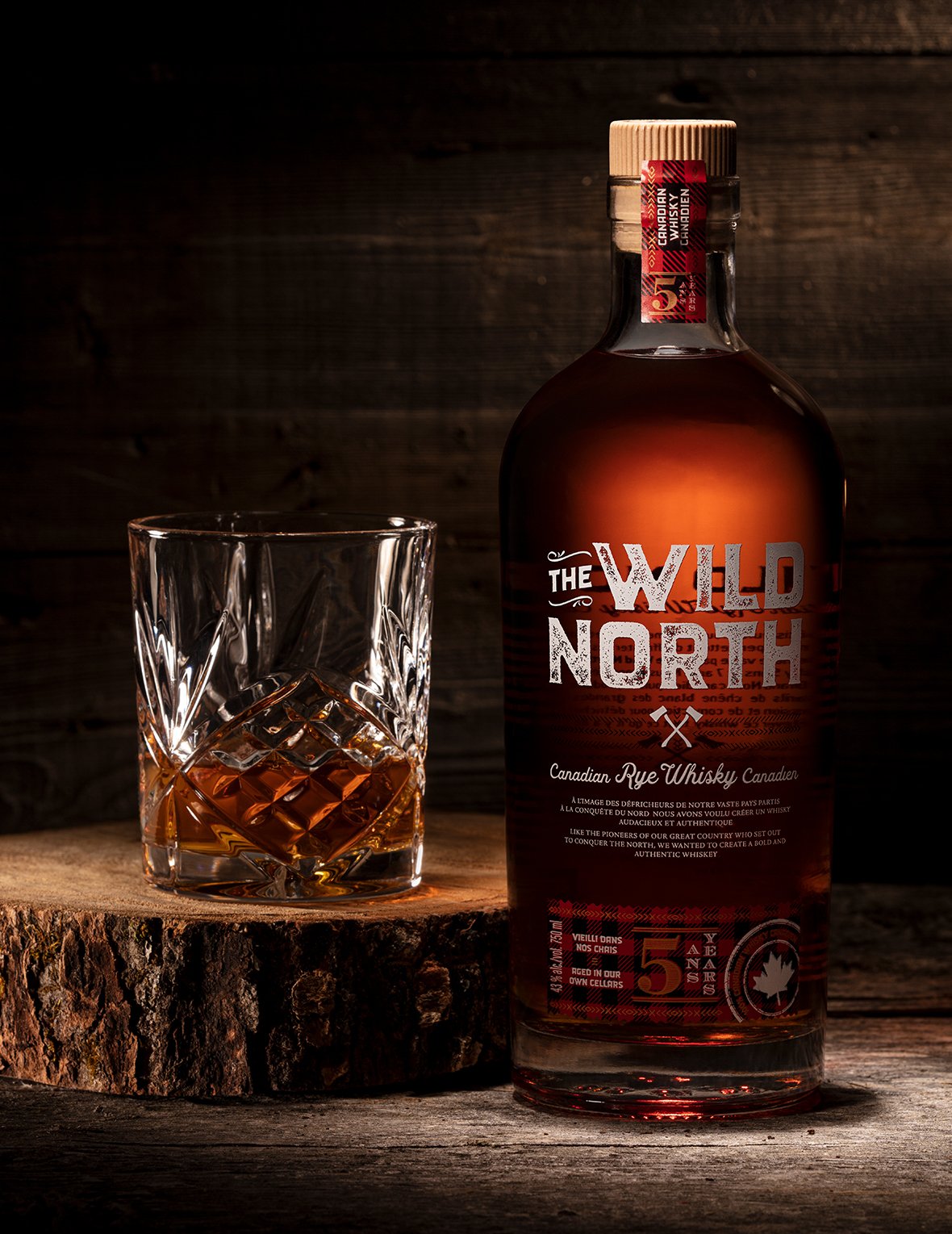The Wild North Canadian Dry Whisky Packaging Designed By Eziwine