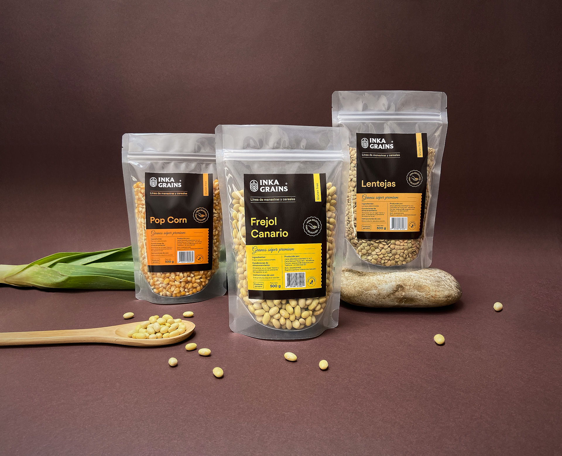 Nicolás Pérez Created The Brand and Packaging Design For Inka Grains