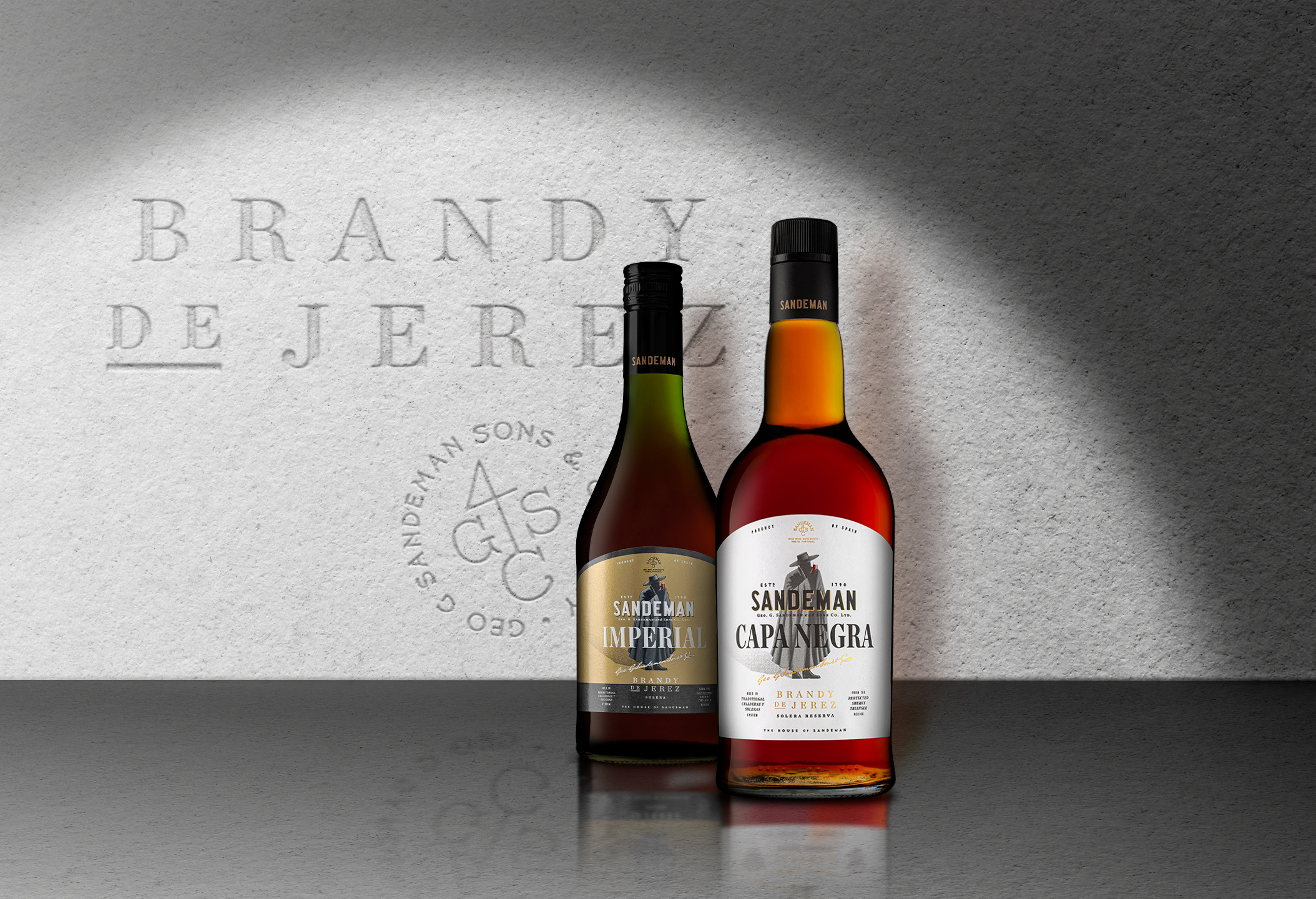 The New Sandeman Brandies by Volta Studio